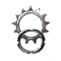Cro-Mo Fixed Cog - 1/8 x 13T Silver Screw-On