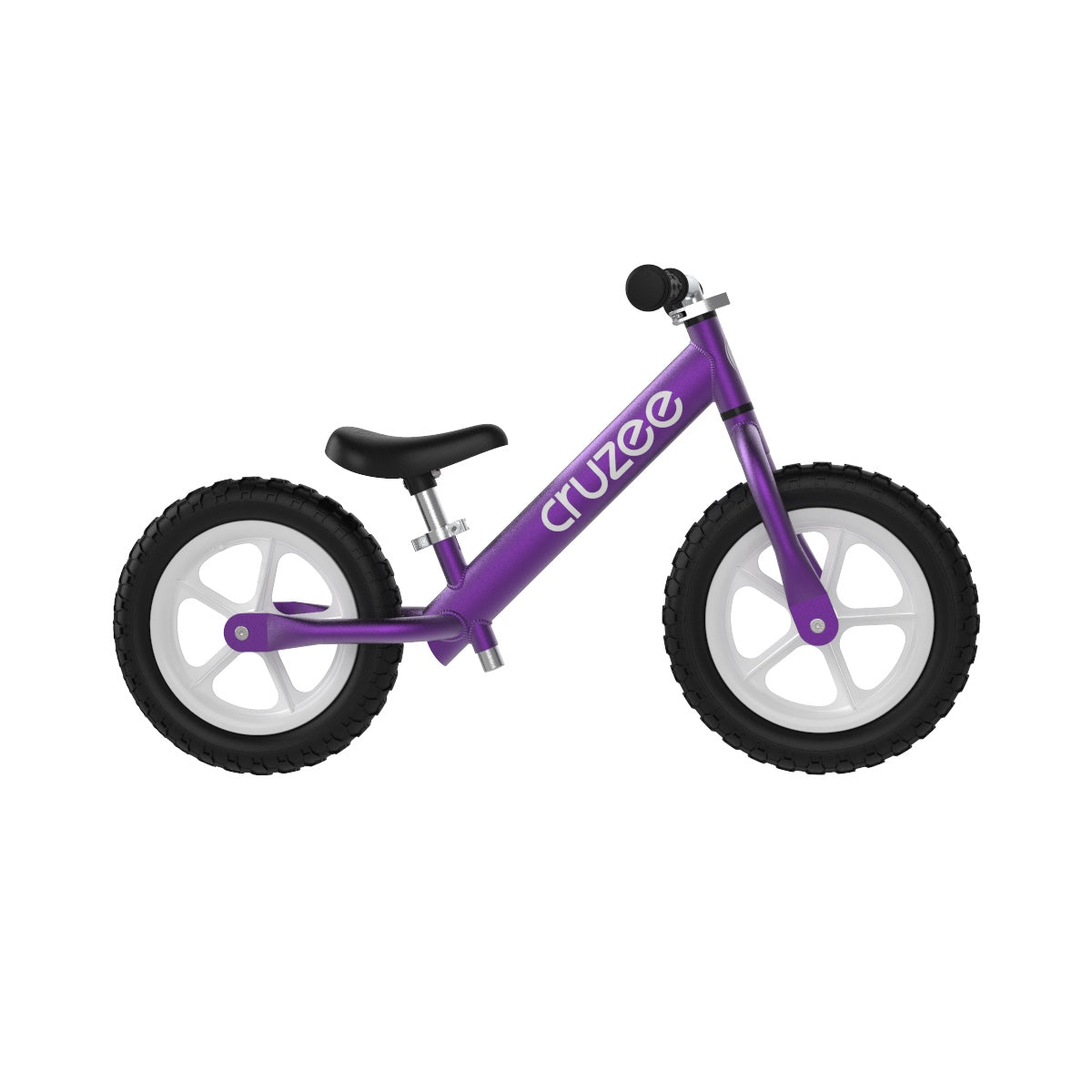 Cruzee Purple Balance Bike - Lightweight Kids Training Bicycle