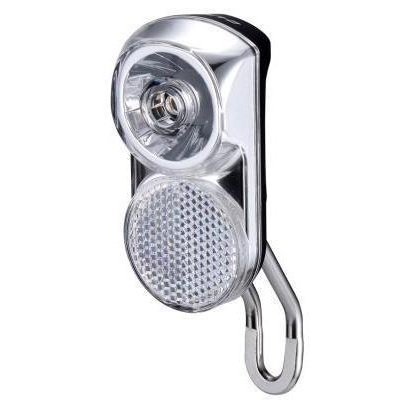 D-Light Dynamo Headlight - 0.5W LED, Alloy, Bolt-On Fork Mount