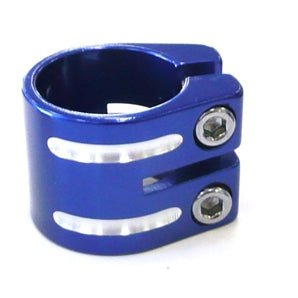 DEFIANT S/clamp 31.8mm Blue Bicycle Clamp