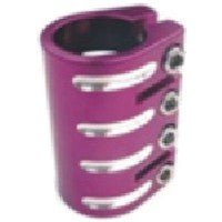 DEFIANT Scooter Clamp QUAD 31.8mm Purple - Affordable & Durable