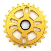 DEFIANT25T Chain Ring with Adaptors - Gold Finish