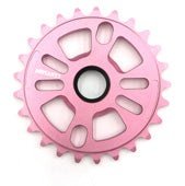 DEFIANT25T Pink Chain Ring with Adaptors - 24mm Hole, 19mm/22mm Compatibility