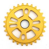 DEFIANT28T Chain Ring with Adaptors - Gold Finish