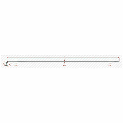 DT Alpine III Spoke 264mm, Silver - 6-Pack