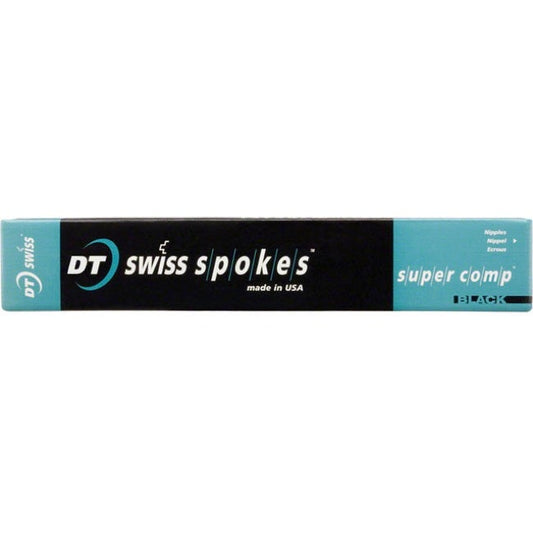 DT Super Comp Spoke - 274mm Black - 15G 2.0/1.7/1.8