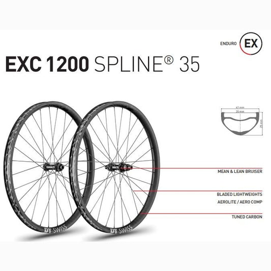 DT Swiss EXC1200 27.5 35wd CL/6B MY20 PAIR Wheel