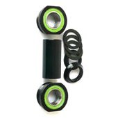 Euro Type Bottom Bracket Set Sealed Bearings, 19mm, Black, Set of 10 Pieces
