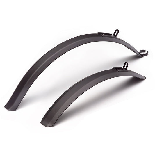 FLINGER Mudguard Set for 26"-27.5" Bikes - Front & Rear, Black