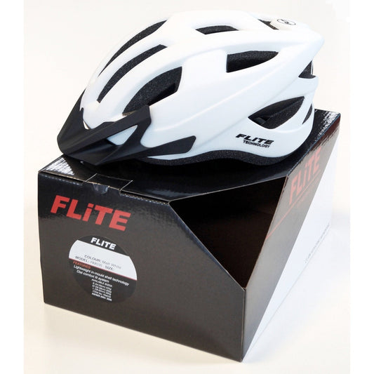 FLITE Recreational Helmet - Matt White, AS/NZS Standard