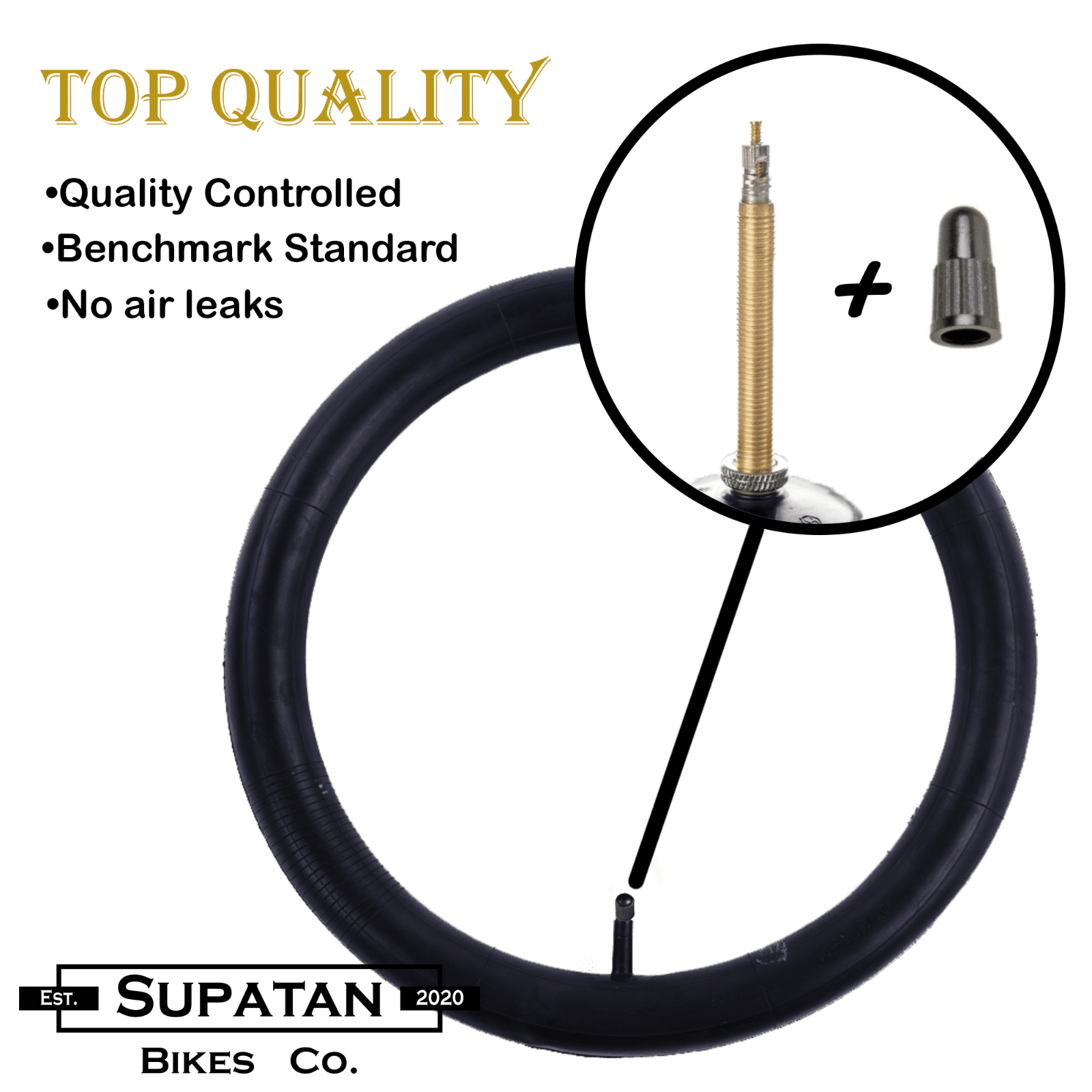 FREEDOM - 700 x 20 - 25c Bike Tube Presta Valve 48mm