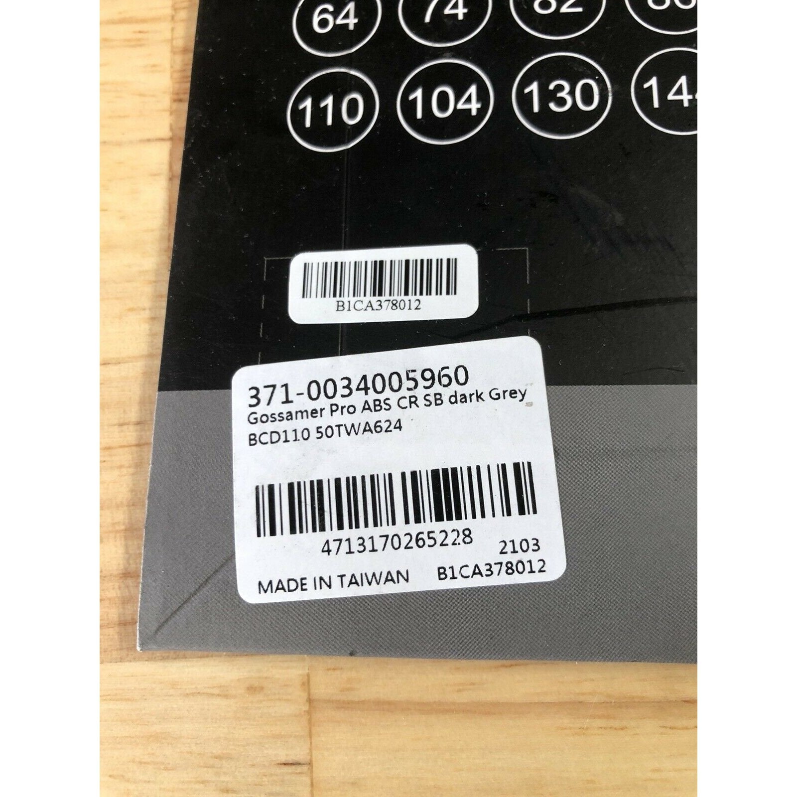 FSA 50t 110BCD Chain Ring Gossamer 4 Bolt 10/11 Speed