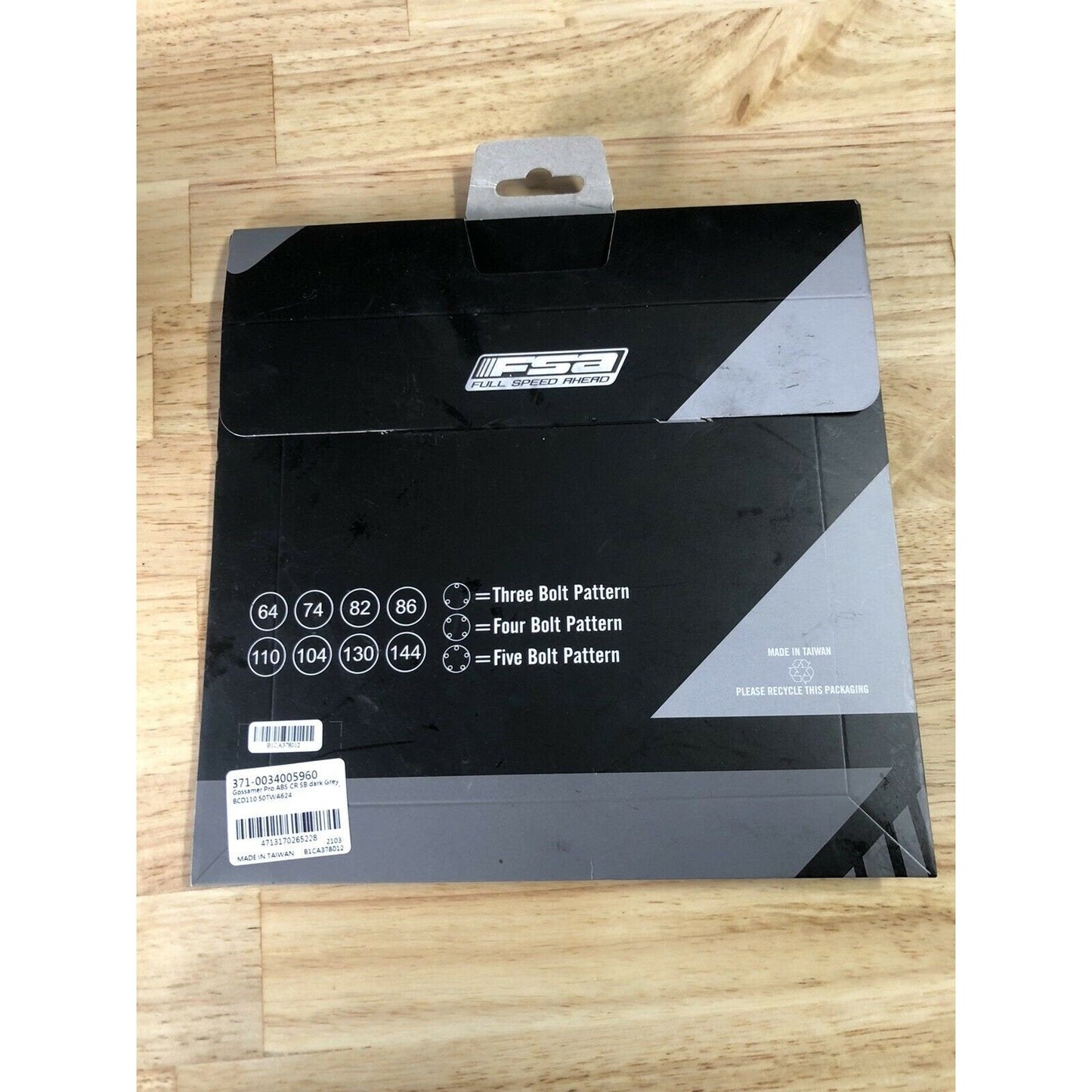 FSA 50t 110BCD Chain Ring Gossamer 4 Bolt 10/11 Speed