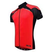 FUNKIER Firenze-K Kids Jersey - Red Short Sleeve Full Zip Size 12
