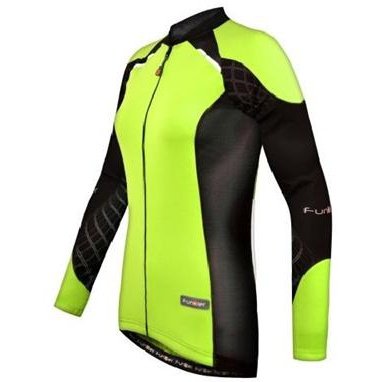 FUNKIER Women-s Winter Long Sleeve Jersey - Yellow Size S