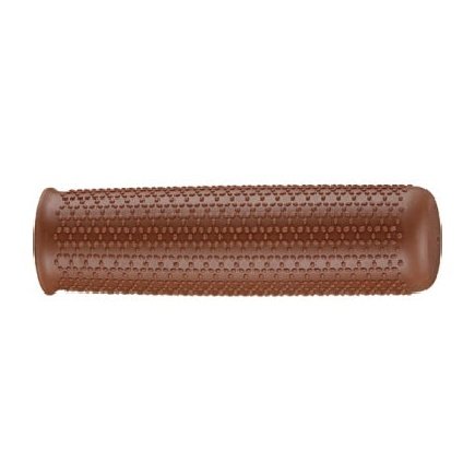 Flinger Retro Brown TPR Grips - 115mm Closed End Type