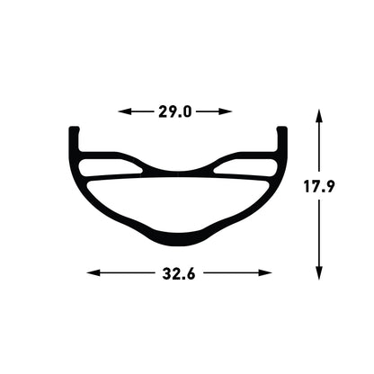 Stans Flow S2 29 Rear Wheel - Shimano HG Compatible
