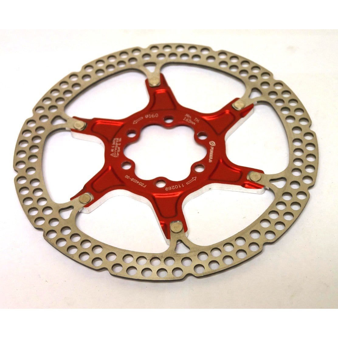 Formula 160 Red Disc Brake Set with Screws