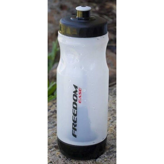 Freedom Cycle System EASE Translucent Round Bottle with Black Lid - Cycling Hydration Solution