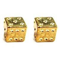 Gold Dice Valve Caps