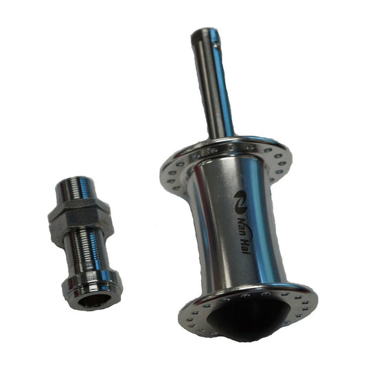 Gomier ALLOY Wheelchair Hub with Sealed Bearings - SILVER, 36h, 12.7mm Axle