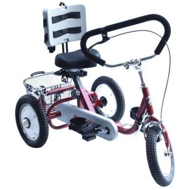 Gomier Rehatri Trike 12"Front and rear wheel size, RED