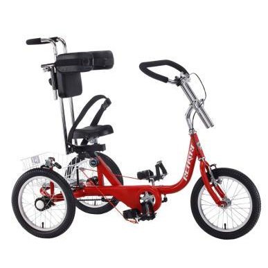 Gomier Rehatri Trike 16"Front and rear wheel size, RED