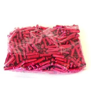 Inner Wire End Cap, 2.3mm Dia, RED 500-Pack