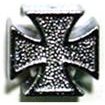 Iron Cross Silver Valve Cap - Universal Fit