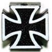 Iron Cross Valve Cap - Black