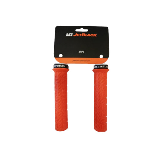 JetBlack RIP Lock On Grips - Orange/Black