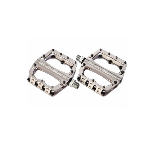 JetBlack Superlight MTB Pedals - Low Profile, Gunmetal