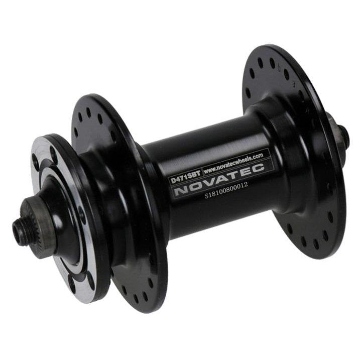 Joytech Novatec Front Disc Hub - Black Alloy 32H QR 6 Bolt