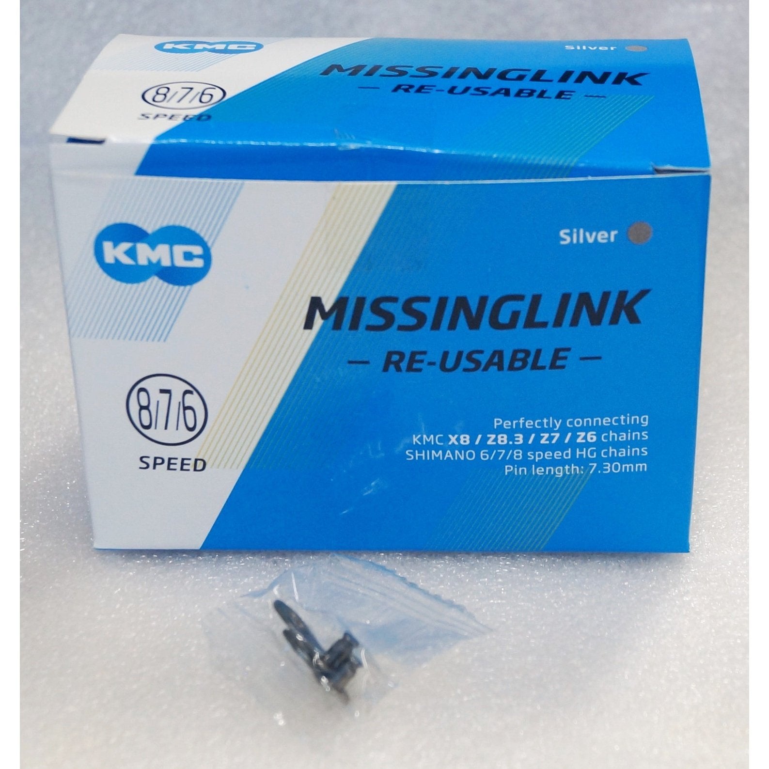 KMC 6-8 Speed Connecting Link - Silver 40pcs