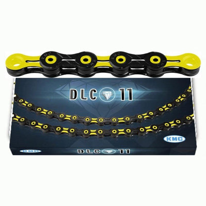 KMC DLC11SL 11-Speed Chain - Yellow/Black