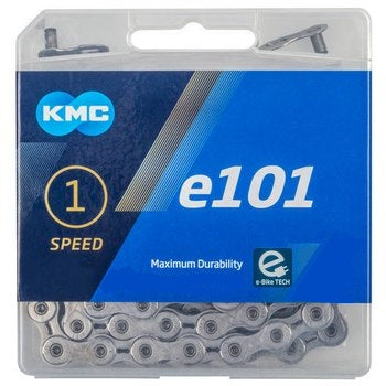 KMC E101 Single Speed Chain - Lightweight & Silver