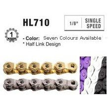 KMC HL710 Half Link Chain - Blue 112L
