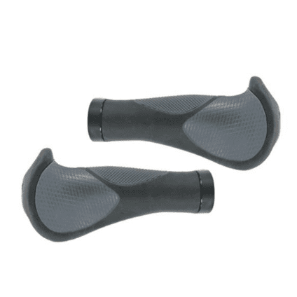 KWT Ergonomic Lock On Grips- with Locking Rings, Black/Grey