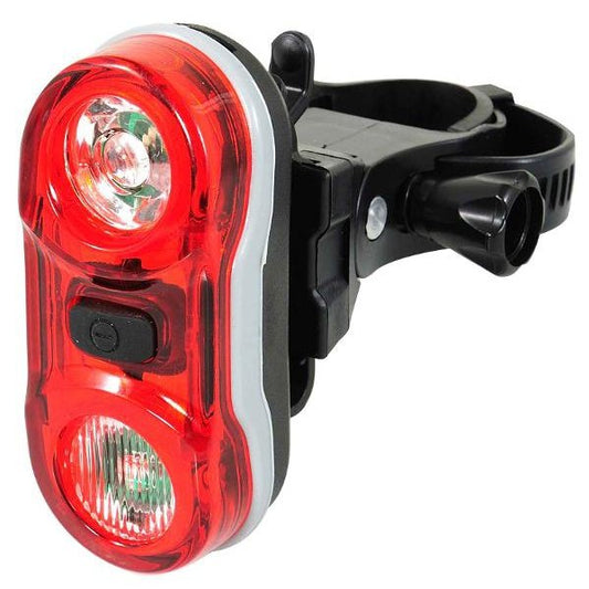 KWT Rear Light Battery - Dual Flash Bike Safety Light