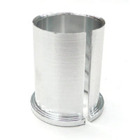Kalloy Alloy Ahead Stem Shim - 40mm Length, ID25.4mm, OD28.6mm - SILVER