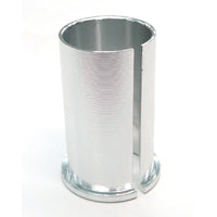 Kalloy Alloy Ahead Stem Shim - 50mm Length, ID25.4mm, OD28.6mm - SILVER