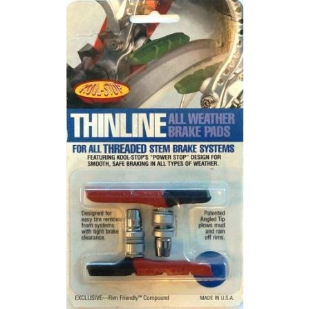 Kool Stop Dual Comp Brake Pads - Threaded T-Line