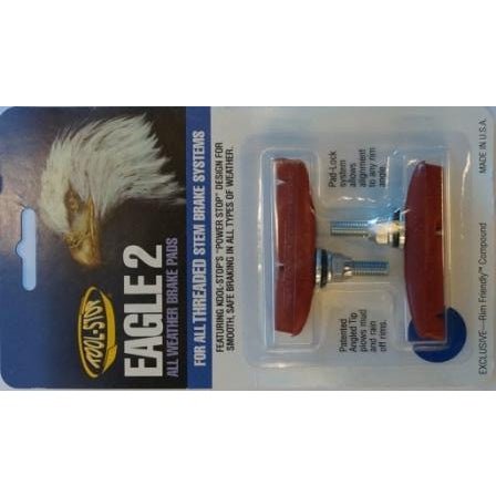 Kool Stop Eagle 2 Salmon Threaded Brake Pads