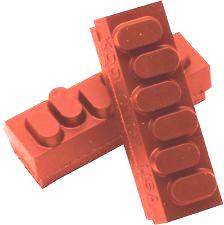 Kool Stop Weinmann Brake Pads - 6 Dot Salmon Insert 4 pcs