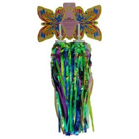 Laser Finish Streamers - GREEN PURPLE BLUE