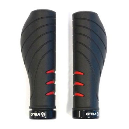Lock-on Gel Ergo | Kratton + Gel | Black/Red, Triple Density, Lock Ring