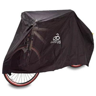 Lotus Bike Cover - Black Nylon, 175cm x 58.5cm x 84cm