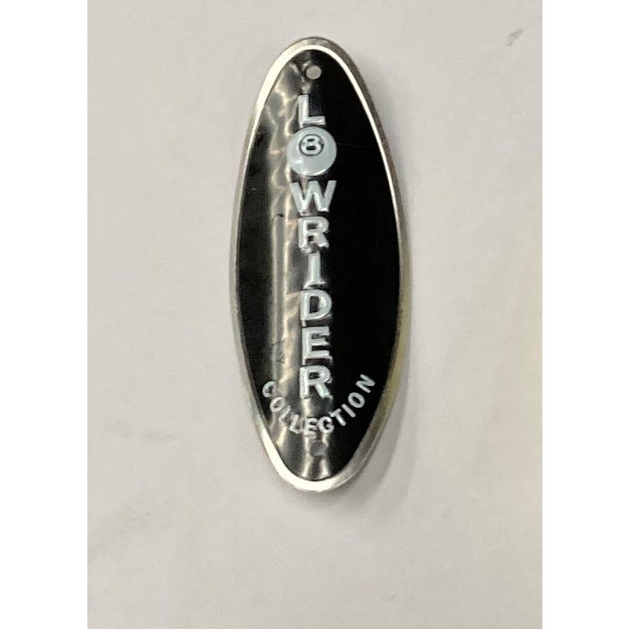 Lowrider Black Name Plate - Stylish and Durable