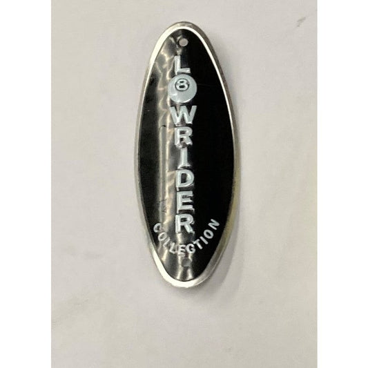 Lowrider Black Name Plate - Stylish and Durable