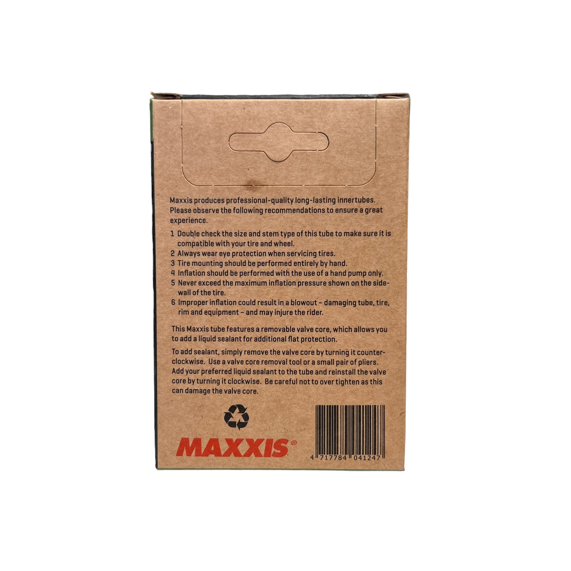 MAXXIS Welterweight Tube 20 x 1.0-1.5 PV48 | PRESTA